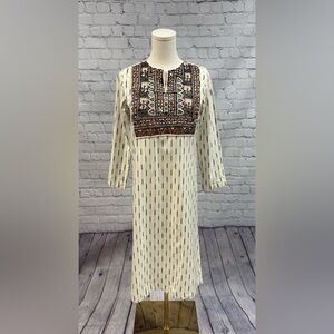 Jaypore Dress Size Medium 100% Cotton
